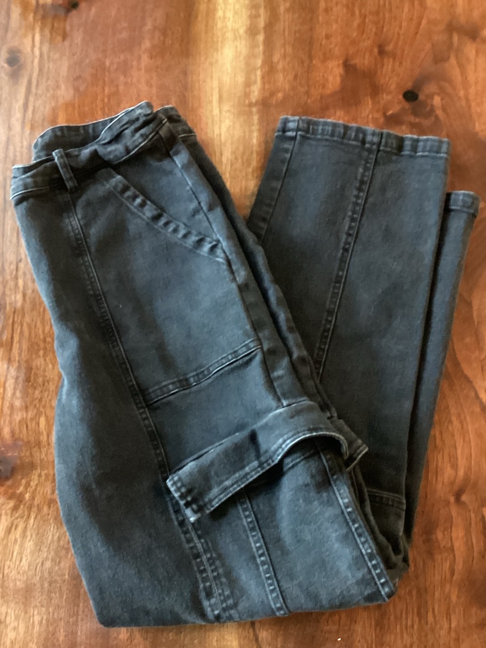 Women’s Black Denim Work-Style Jeans